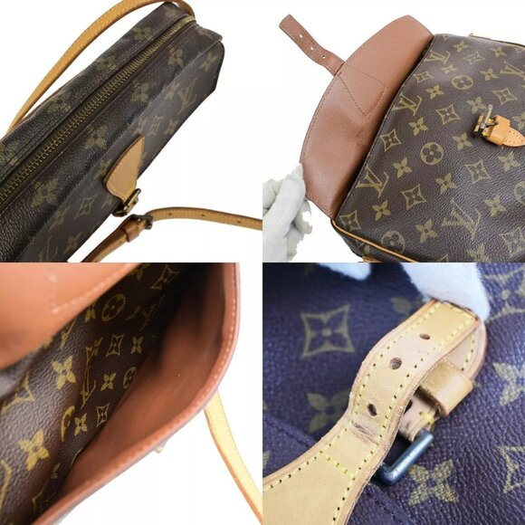 Auth LOUIS VUITTON Jeune Fille MM Shoulder Bag Monogram Leather Brown - Picture 16 of 16